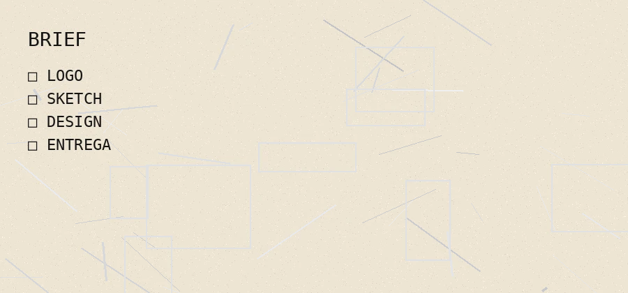 Página de sketchbook com rascunhos